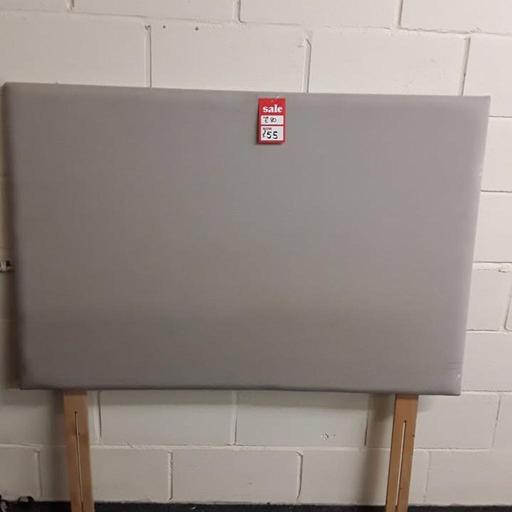 Buy & Sell Saint Pauls Trading Estate Tameside - Photos for Tall grey fabric DOUBLE Headboard