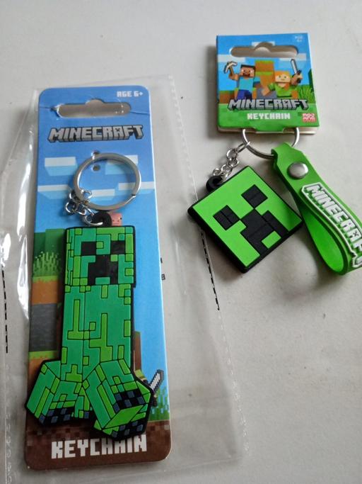 further learning Horncastle East Lindsey - Photos for 2 brand new MINECRAFT KEYCHAINS