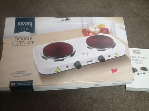Buy & Sell Heath Town Wolverhampton - Photos for as New John Lewis electric double hotplate