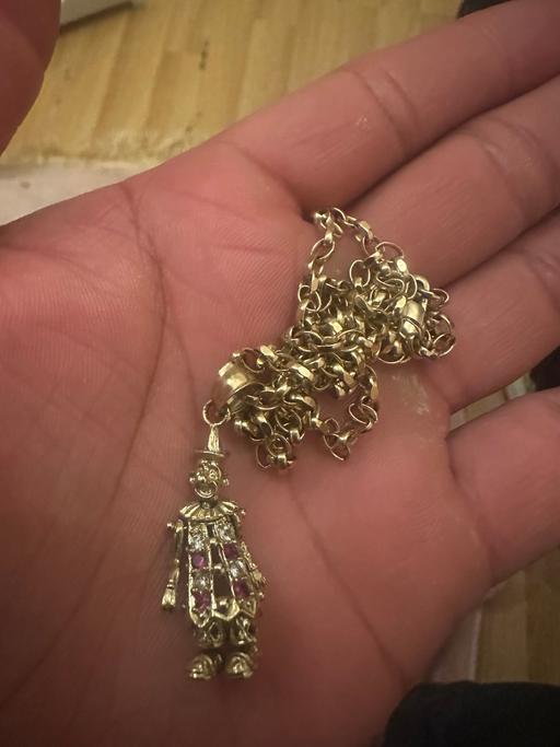  — 9CT 375 Gold 🤡 Clown 20 inch chain 15.03 gram