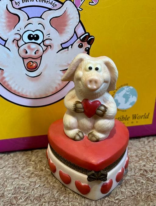 Buy & Sell Houghton Le Spring Sunderland - Photos for Piggin Collectable trinket box figurine