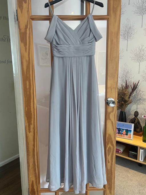  — Light grey prom/bridesmaid dress