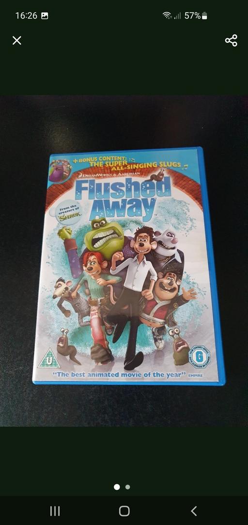  — flushed away dvd