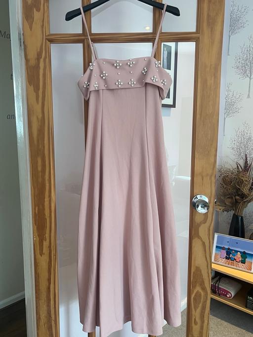  — Light pink bridesmaids dress