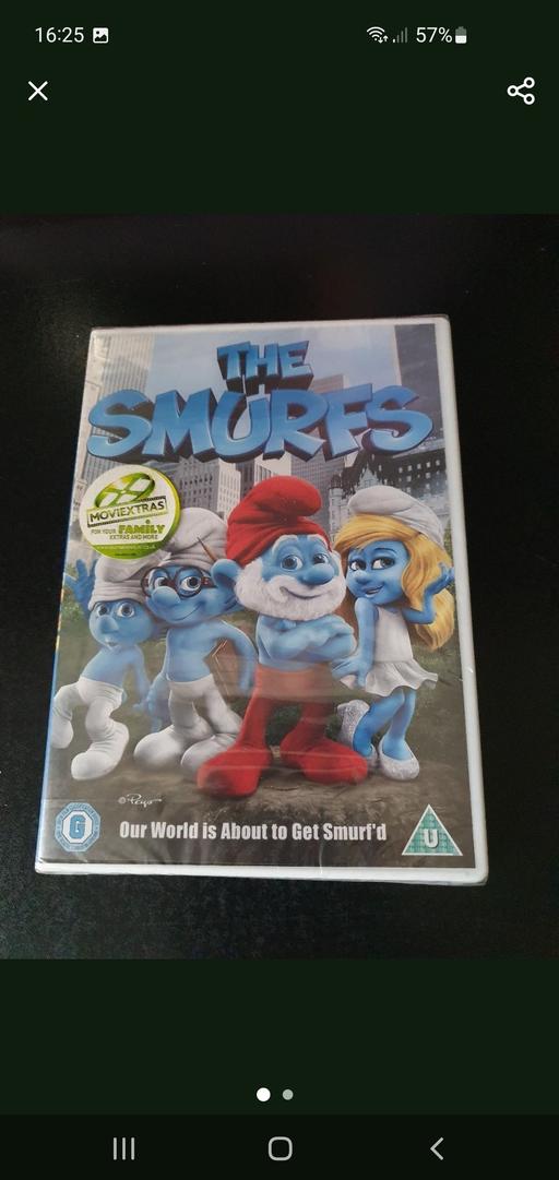  — The Smurfs dvd NEW