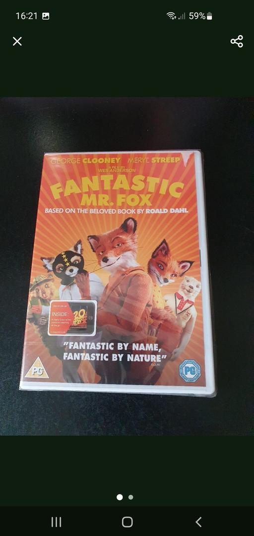 — fantastic Mr fox dvd