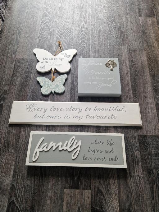Buy & Sell Longley Sheffield - Photos for 4 wall art messages