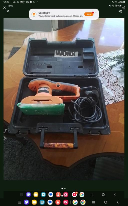 Buy & Sell Allhallows Medway - Kent - Photos for Worx sander