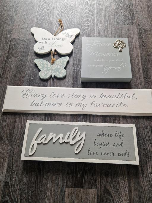 Buy & Sell Longley Sheffield - Photos for 4 wall art messages