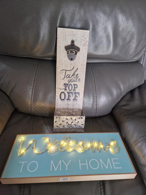Buy & Sell Longley Sheffield - Photos for wall mounted bottle opener & a light picture