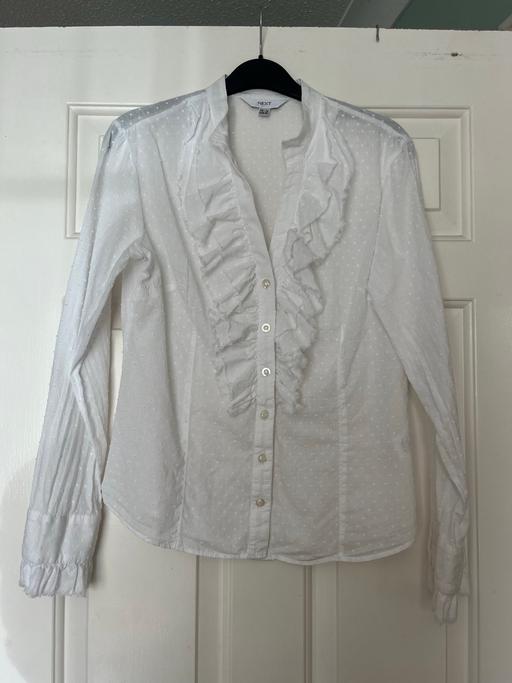  — Next White Blouse Size 10