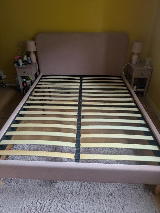 Buy & Sell Nunhead South East London - Photos for King Size, blush pink, bedframe - DUSK