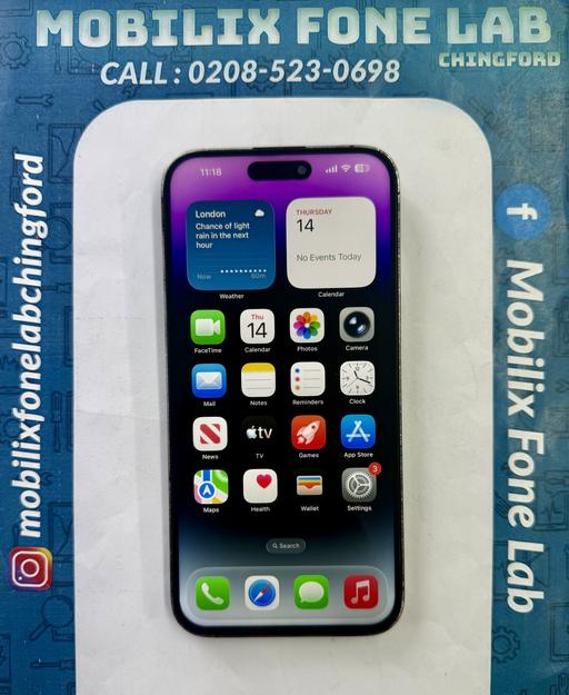 Buy & Sell Highams Park East London - Photos for Apple iPhone 14 Pro Max 128GB Black Unlocked