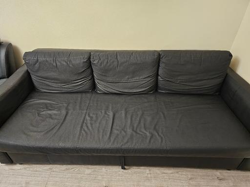 Buy & Sell Whitehill Industrial Estate Stockport - Photos for black sofa bed leather
