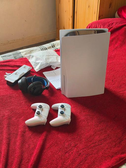  — Ps5 console and accessories.