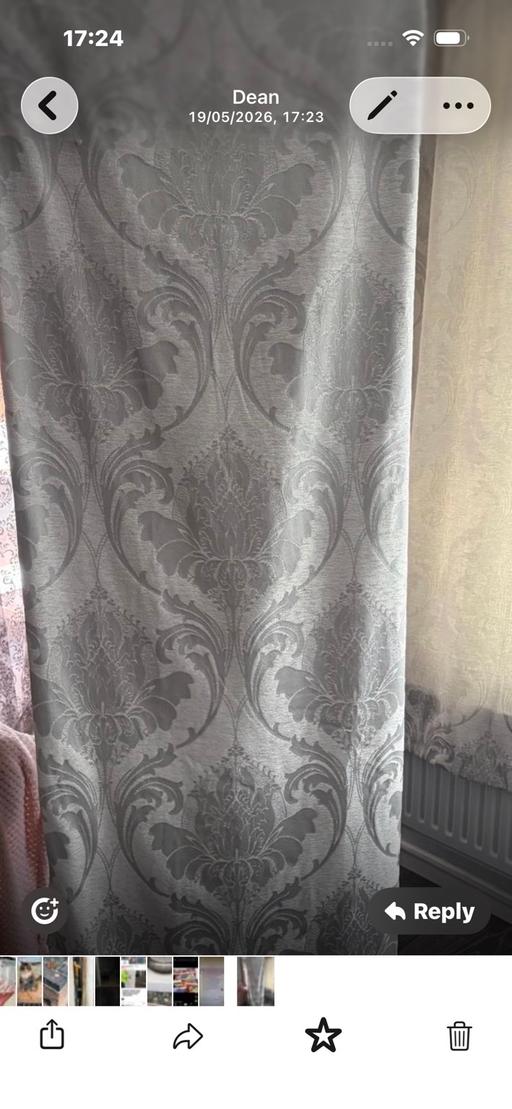 Buy & Sell Thamesmead South East London - Photos for Brand new grey curtains 46” width 72” length