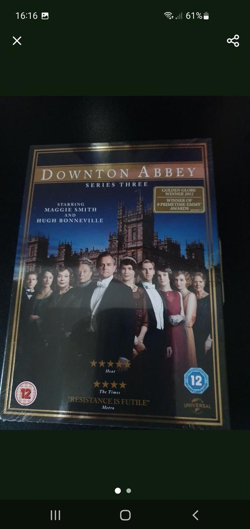  — downton Abbey dvd series three NEW