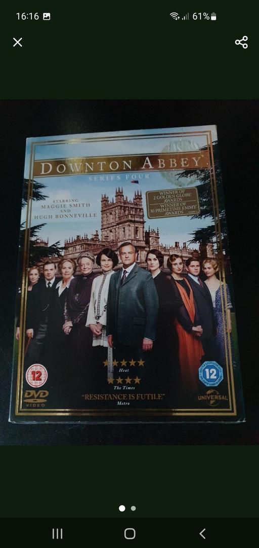  — downton Abbey dvd series four NEW