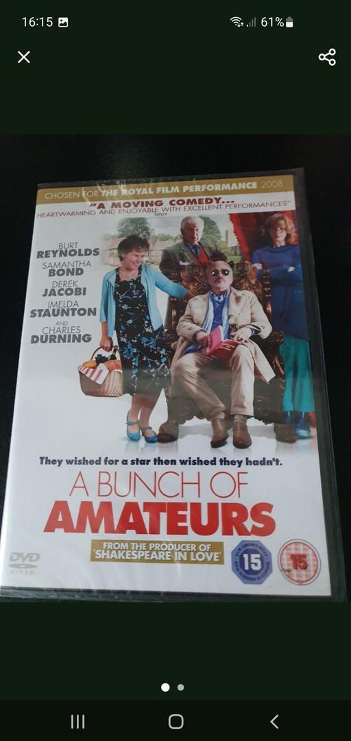  — a bunch of amateurs dvd NEW
