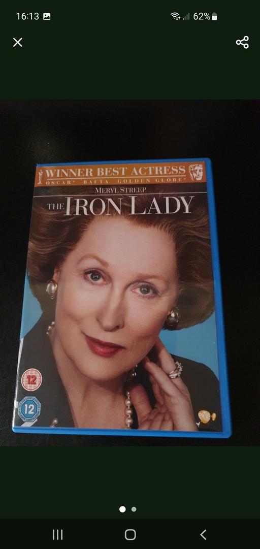  — the iron lady dvd