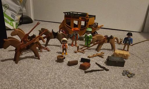  — 1994 playmobil 3803 western express carriage