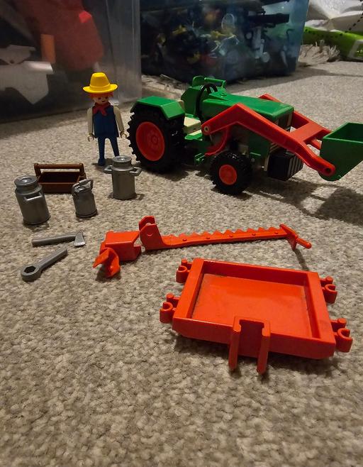  — 1990's playmobil 3500 tractor set