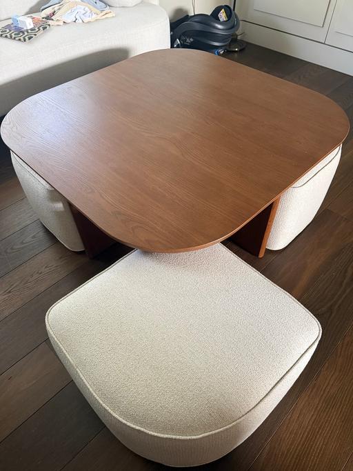 Buy & Sell Kilburn North West London - Photos for coffee table with ottomans