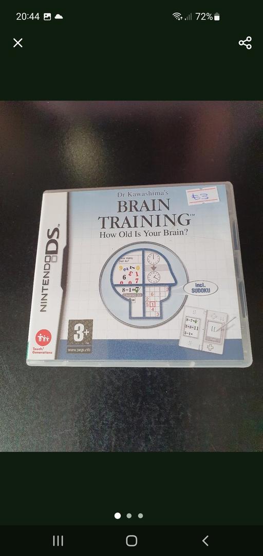  — Nintendo DS brain training game