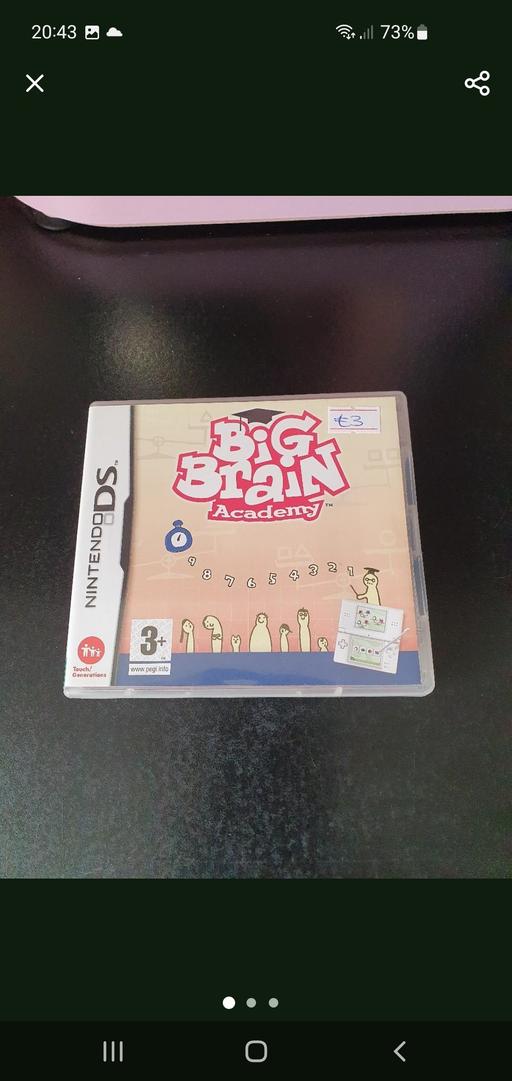  — Nintendo DS big brain academy game