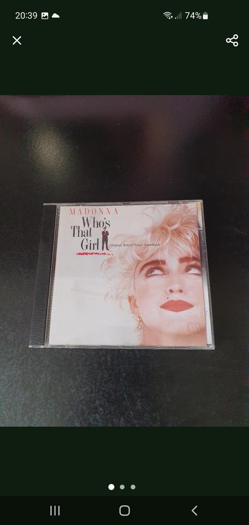  — Madonna CD