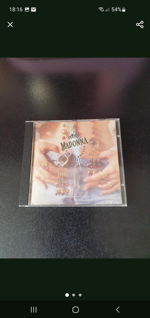  — Madonna CD
