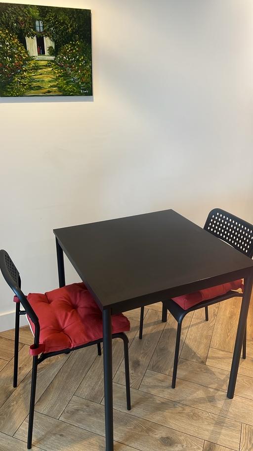 Buy & Sell Castlefield Manchester - Photos for Ikea table + 2 chairs + cushions