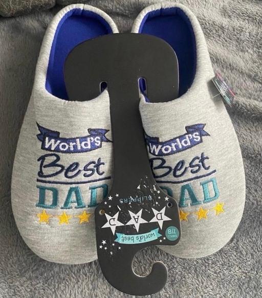 Buy & Sell Camp Hill Birmingham - Photos for Worlds best dad slippers size 7/8