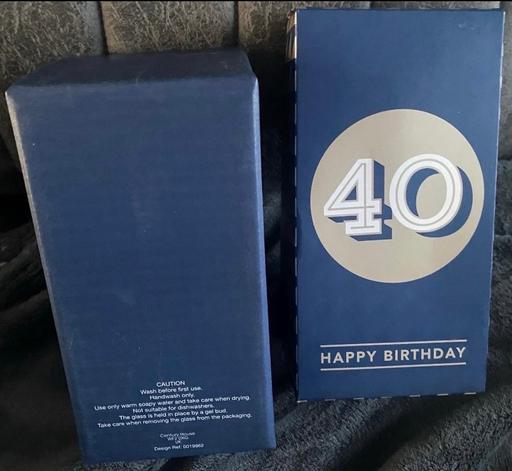 Buy & Sell Yardley Birmingham - Photos for 40th birthday pint glass