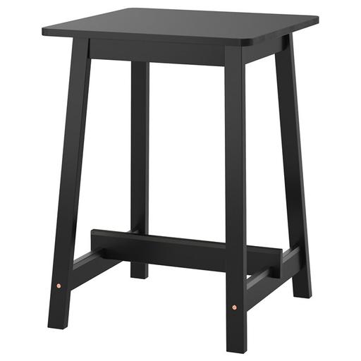 — IKEA NORRAKER Birch Bar Table in Black Stain