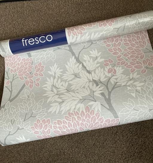 Buy & Sell Gornal Wood Dudley - Photos for 2 Fresco Lykke Tree Pink Floral Wallpaper