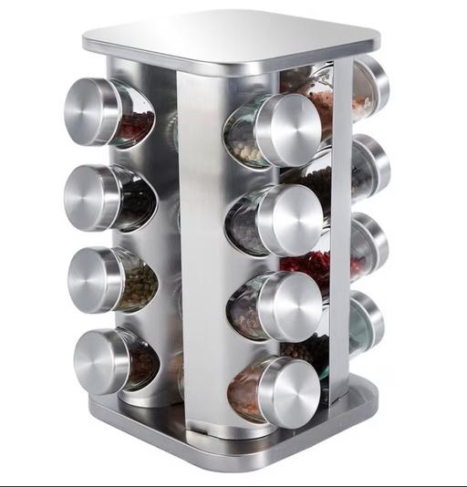 Buy & Sell Reddish Stockport - Photos for Heavy duty 16 jar spice rack, 360 rotating