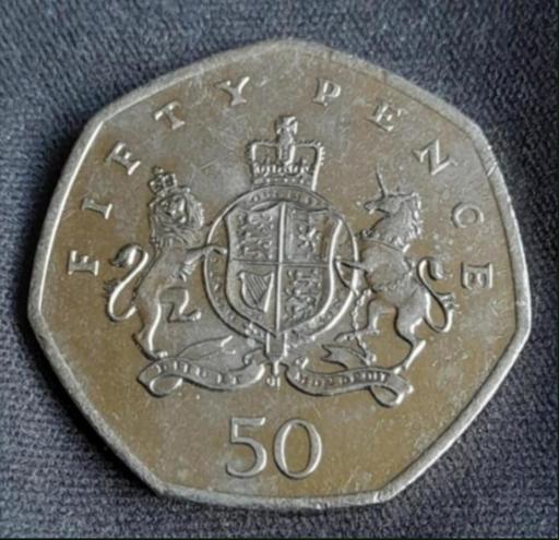  — LION & UNICORN 50p COIN