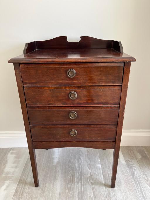 — Edwardian 4 Slide Music Cabinet