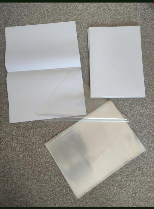  — White paper sheets