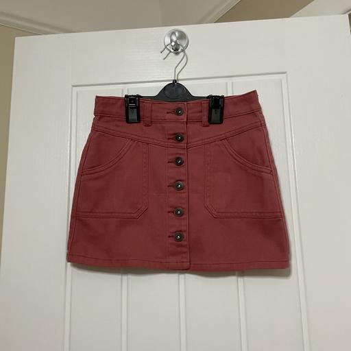  — Girls Pink Denim Skirt New