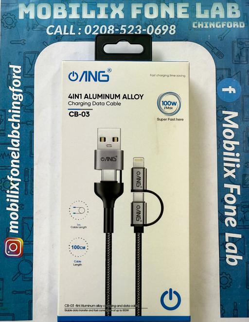  — ANG CB-03 4-in-1 Aluminum Alloy 100W Cable