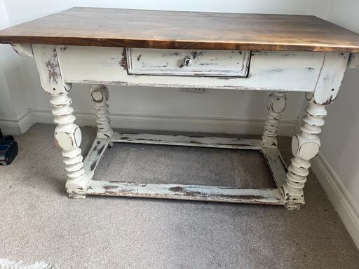  — Rustic Shabby Chic Farmhouse Console Table