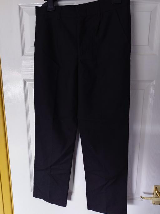  — Boys black school trousers size 11-12 years