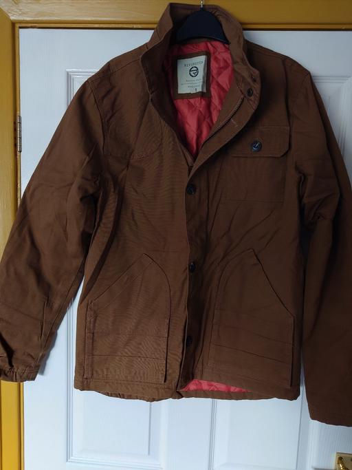 — Mens brown rivington coat size M