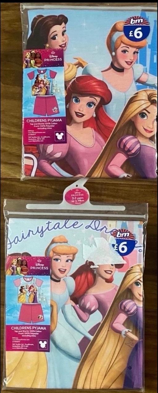  — Girls princess pyjamas size 2-3 years