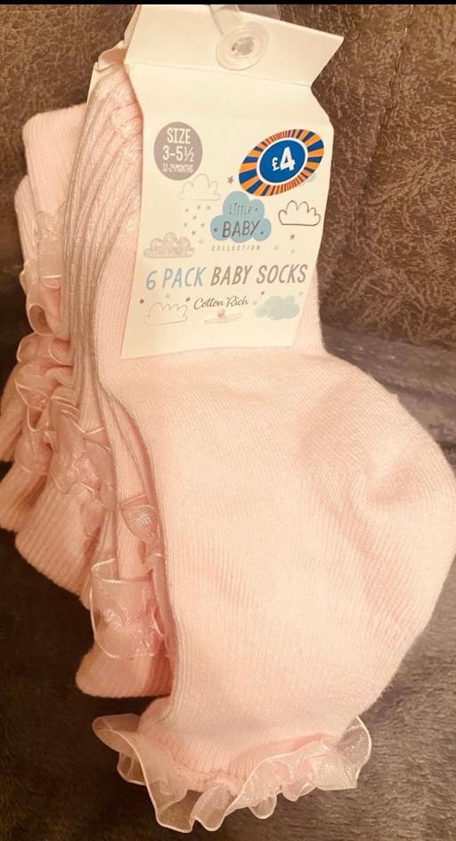  — Babies pink socks size 12-24 months