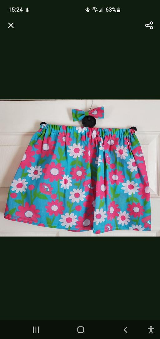  — handmade skirt and hair bow