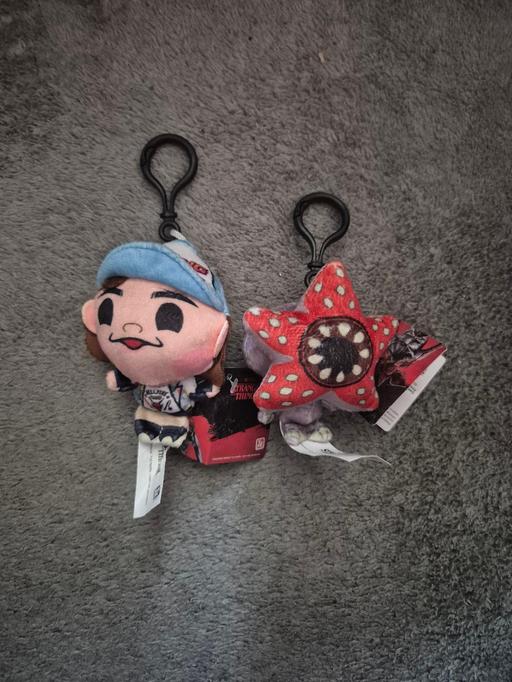  — new Stranger Things Plush Bag Clips £1.30EACH