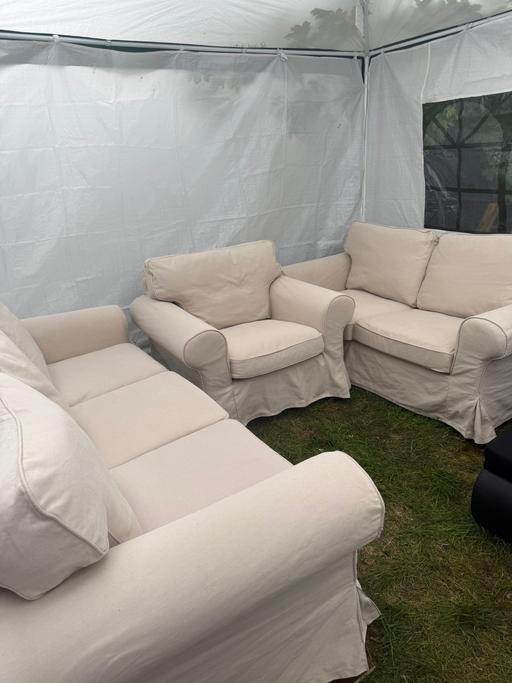  — Beige Sofa Set – Quick Sale